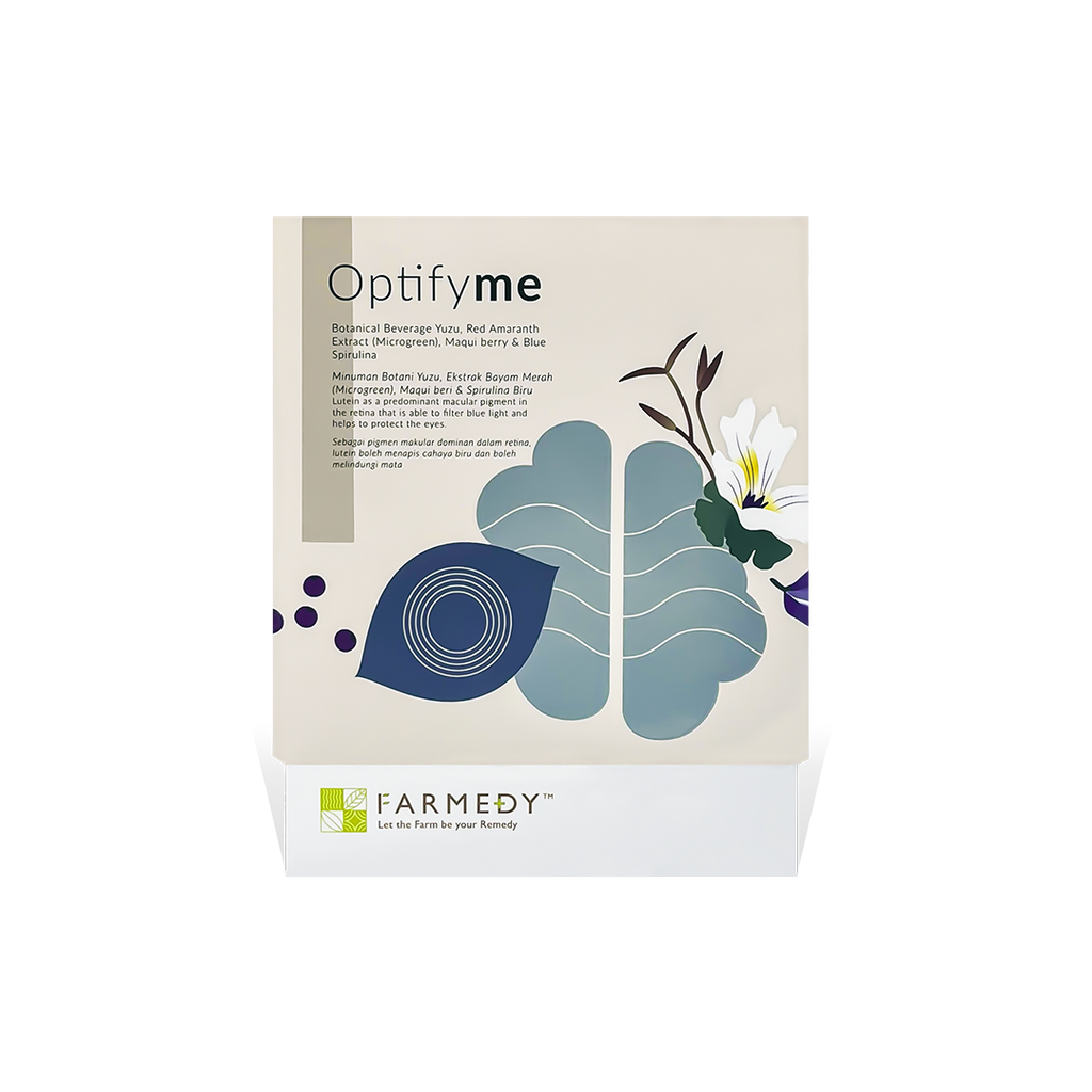 Farmedy OptifyMe – Botanical Wellness Beverage for Eye Health, Daily Vision Support & Brain Health