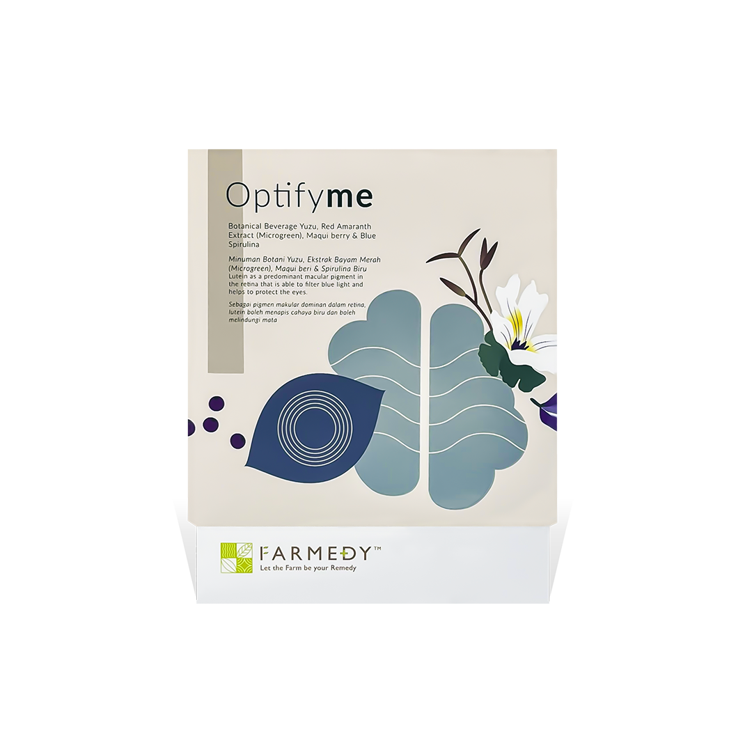Farmedy OptifyMe – Botanical Wellness Beverage for Eye Health, Daily Vision Support & Brain Health