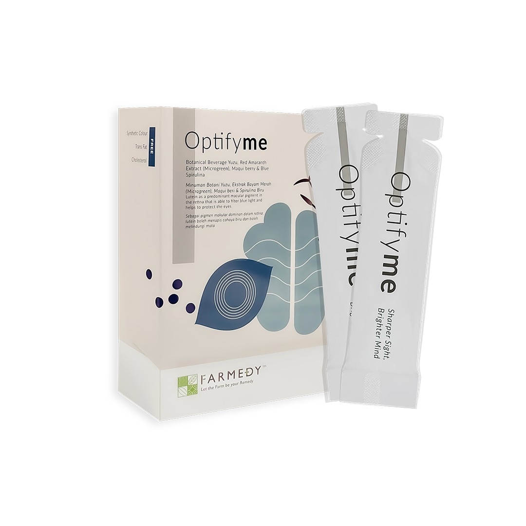 Farmedy OptifyMe – Botanical Wellness Beverage for Eye Health, Daily Vision Support & Brain Health