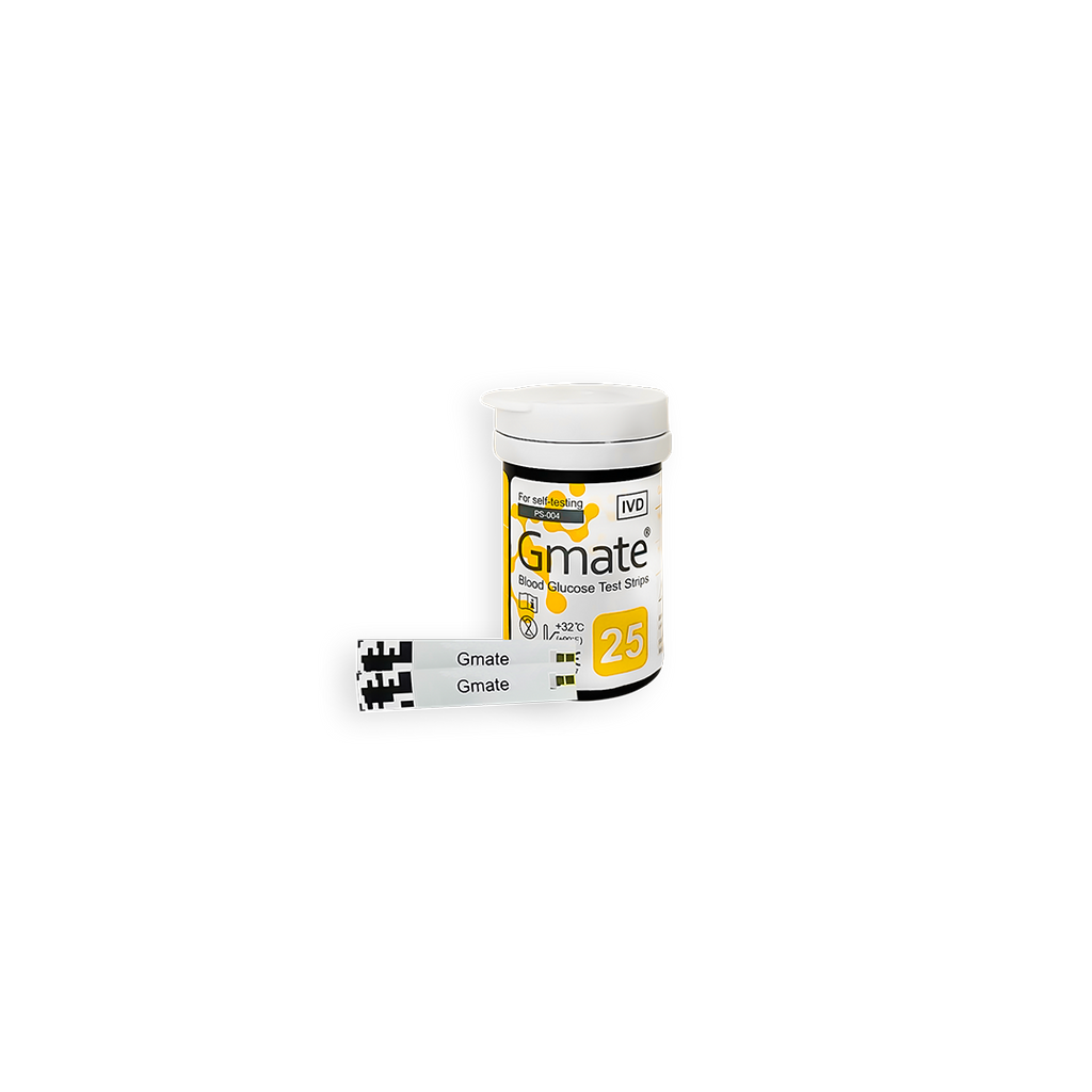 Gmate® Blood Glucose Test Strips – 50 Self-Monitoring Blood Sugar Test Strips