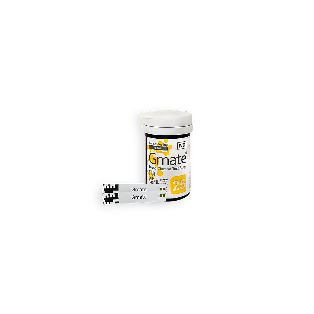 Gmate® Blood Glucose Test Strips – 50 Self-Monitoring Blood Sugar Test Strips
