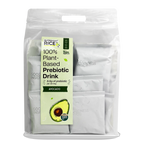 NutriBrown Rice 100% Plant-Based Prebiotic Drink in Avocado flavour, in a resealable pouch/ecobag of 35g x 30sachets.