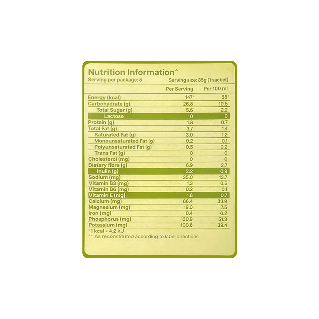 NutriBrown Rice 100% Plant-Based Prebiotic Drink – Oat | 2.2g Prebiotic