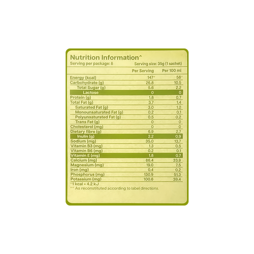 NutriBrown Rice 100% Plant-Based Prebiotic Drink – Oat | 2.2g Prebiotic