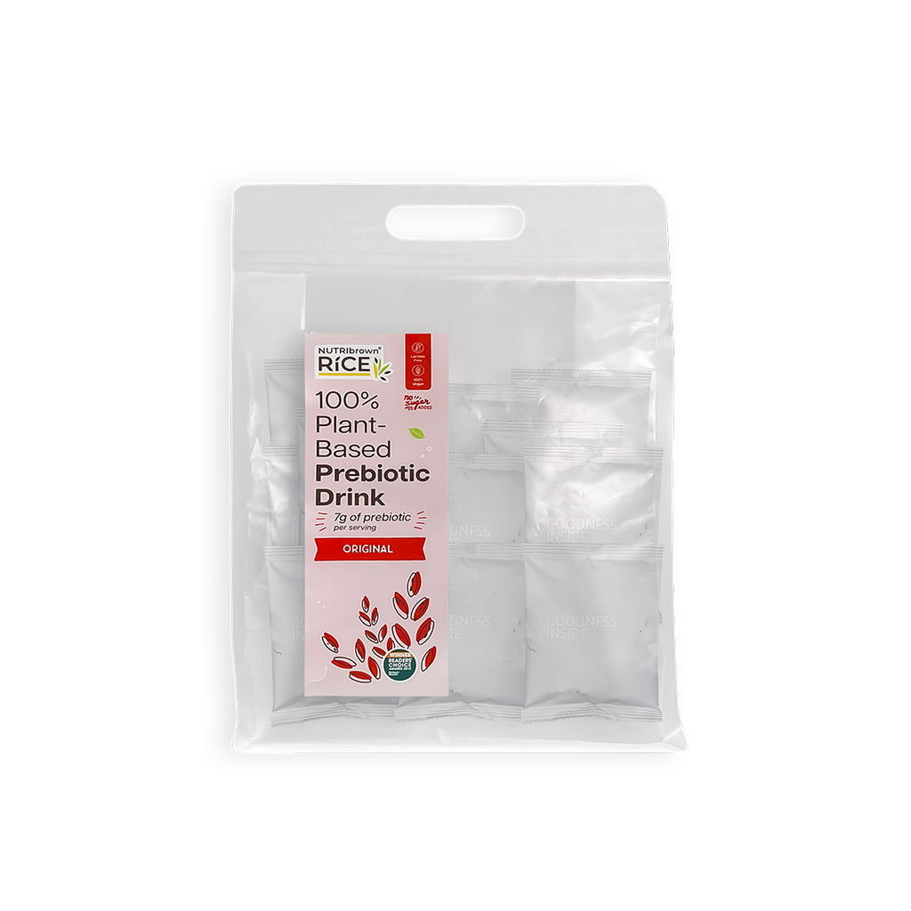 NutriBrown Rice 100% Plant-Based Prebiotic Drink – Original | 7.0g Prebiotic