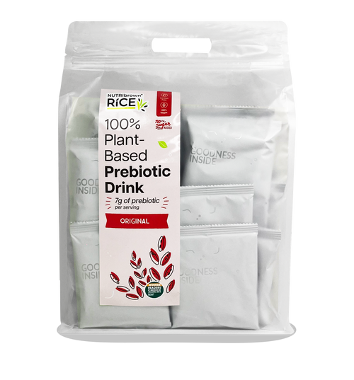 NutriBrown Rice 100% Plant-Based Prebiotic Drink – Original | 7.0g Prebiotic